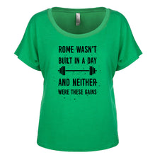 Rome Wasn't Built In A Day And Neither Were These Gains Women's Dolman